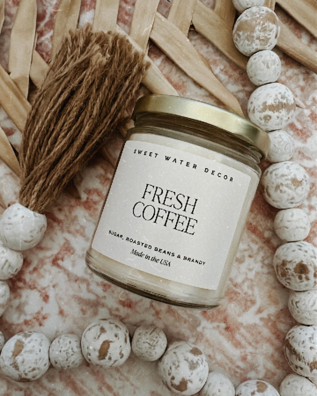 Fresh Coffee 9oz Soy Candle