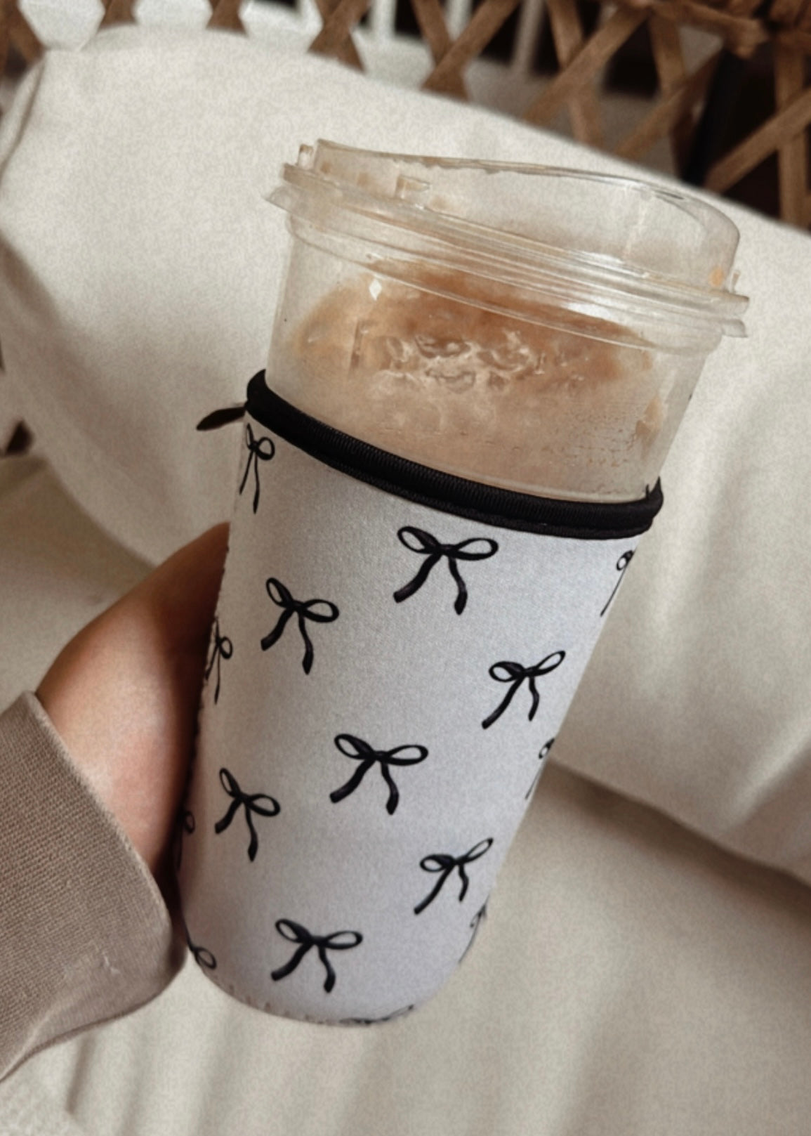 Black Bow Iced Coffee Drink Sleeve
