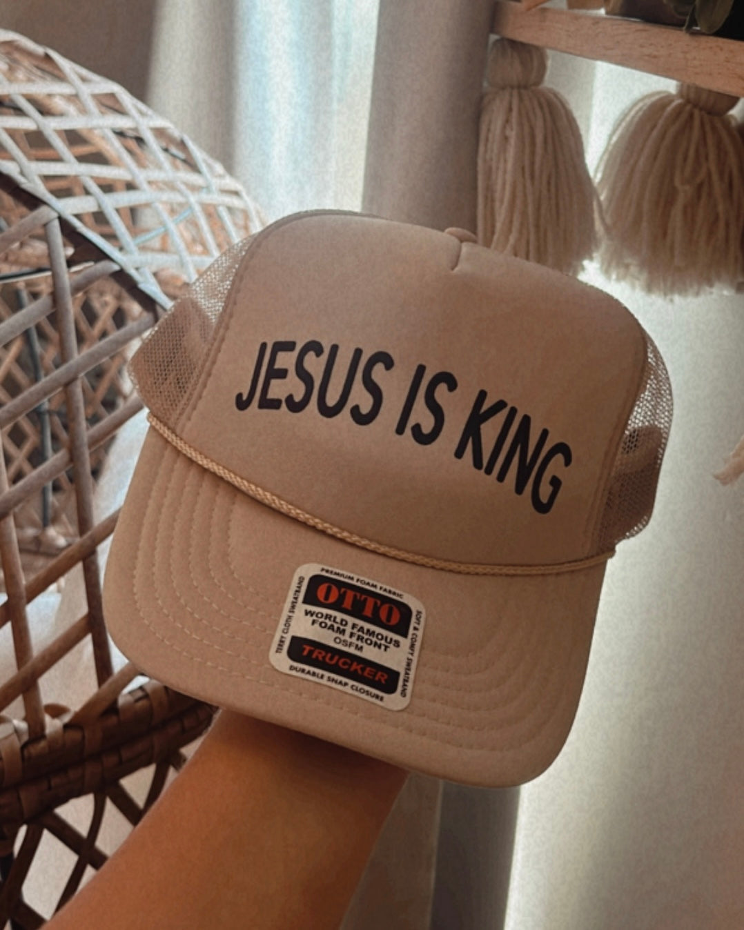 Jesus Is King Trucker Hat