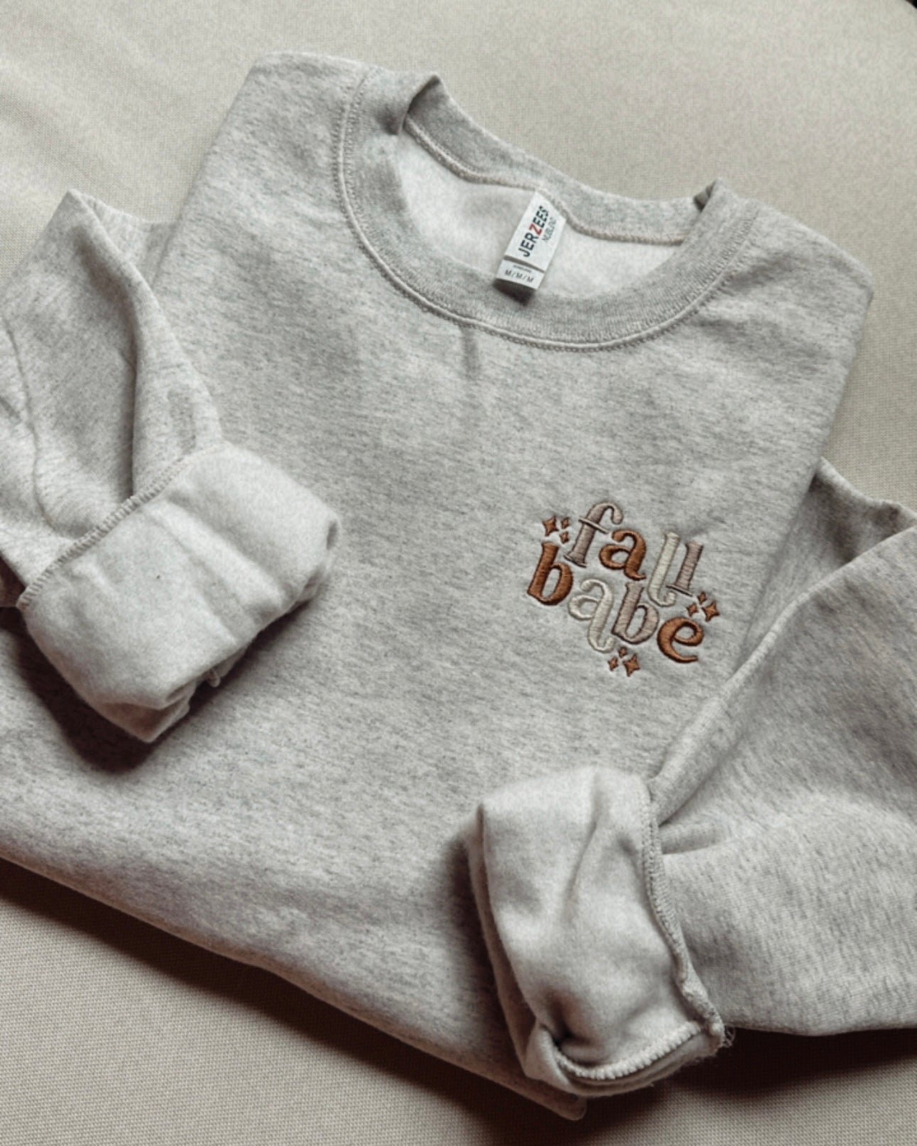 Fall Babe Embroidered Sweatshirt